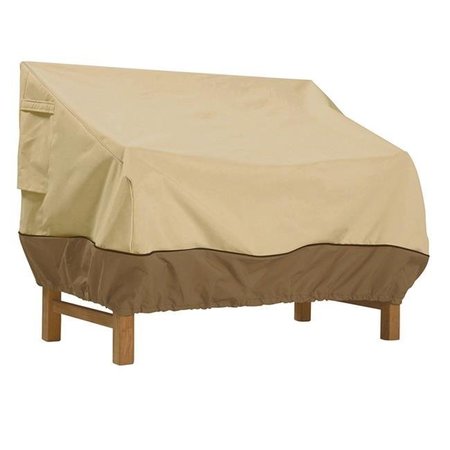 CLASSIC ACCESSORIES Classic Accessories 70982-HBSH Veranda Loveseat Cover For Hampton Bay Spring Haven Wicker Patio Loveseats; 8 CS 70982-HBSH